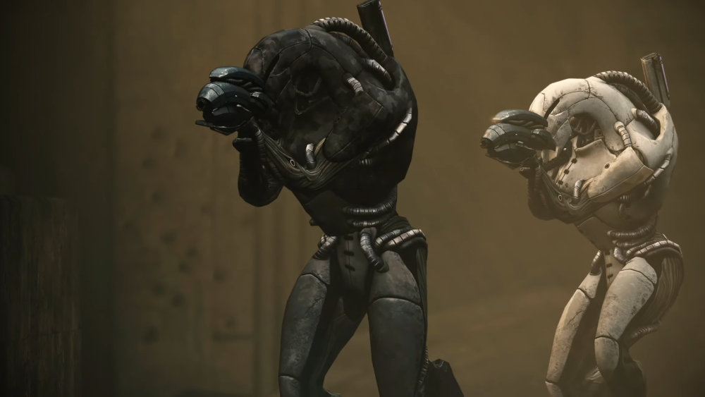 Two enemies with guns